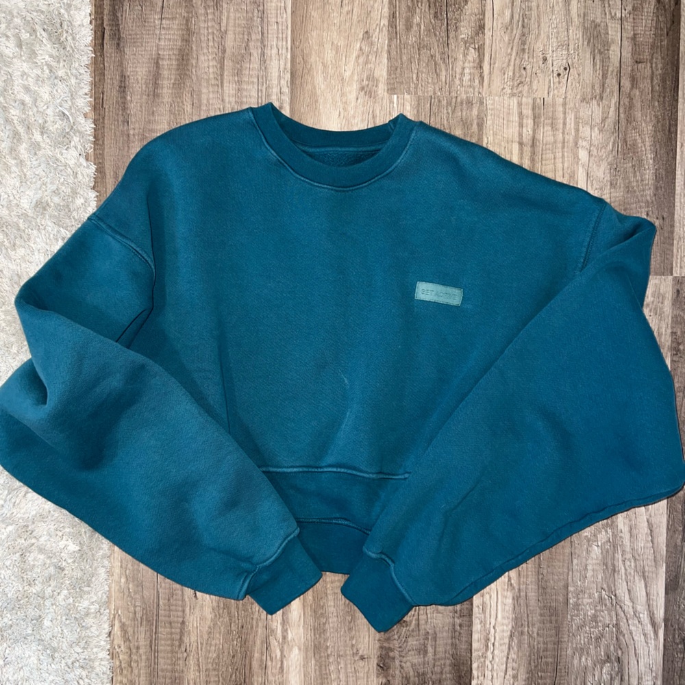 Set Active cropped crew sweatshirt